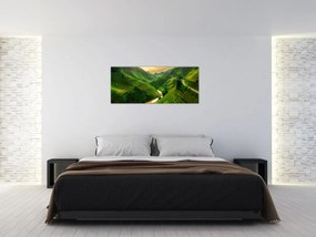 Obraz - Ryžové terasy Mu Cang Chai (120x50 cm)