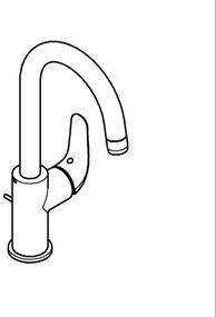 GROHE 24330001 - Umývadlová batéria EUROSMART, veľkosť L, lesklý chróm