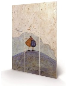 Obraz na dreve Sam Toft - Love on a Mountain Top, (20 x 29.5 cm)