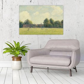 Obraz - Camille Pissarro, Hampton Court Green, reprodukcia (90x60 cm)