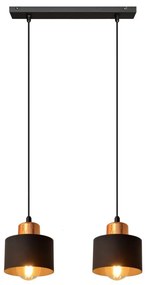 Luster na lanku EDISON 2xE27/15W/230V