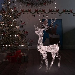 vidaXL Vianočná dekorácia, akrylový sob 140 LED 120 cm, teplá biela