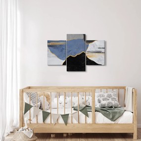 Obraz - Textúrované tvary (90x60 cm)