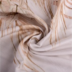 Matex Luxusné bavlnené saténové obliečky 140x200 + 70x90 cm - Prestige "Púdrová elegancia"