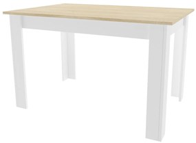 PreHouse Stôl NP 120x80 dub Sonoma + biely