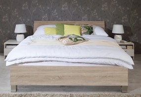 Posteľ Ela 180x200 cm, dub sonoma