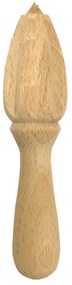 AMADEA Drevený ručný lis na citrusy, masívne drevo, dĺžka 15 cm
