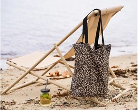 Béžové kovové záhradné ležadlo Curtis – House Nordic