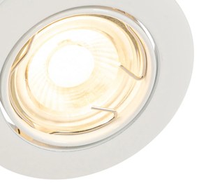 Sada 6 vstavaných bodových svetiel bielych GU10 35 mm - Edu