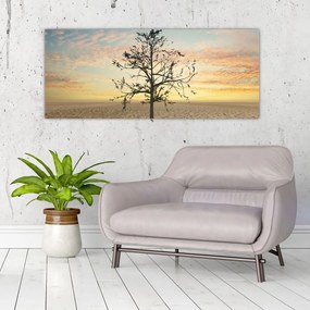 Obraz - Strom na púšti (120x50 cm)