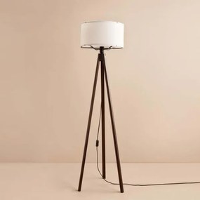 Stojacia lampa AYD 1xE27/40W/230V hnedá/biela+