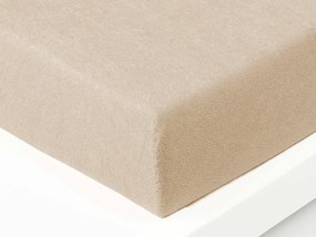 XPOSE® Froté plachta Exclusive - béžová 90x200 cm