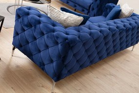 Luxusná dvojmiestna pohovka ComoDeluxe - námornícka modrá