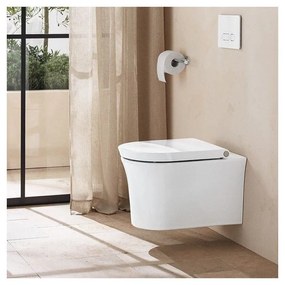 DURAVIT White Tulip závesné WC s HygieneFlush (rotačný oplach), s hlbokým splachovaním, 370 x 540 mm, biela, s povrchom HygieneGlaze, 2576092000