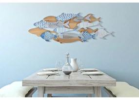 Kovová nástenná dekorácia 91x33,5 cm Fish – Mauro Ferretti