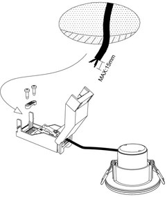 Eglo 99494 - LED Stmievateľné kúpeľňové svietidlo SALABATE LED/6W/230V 4000K IP44