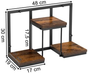 Stojan na kvety JOSE RUSTIC dub