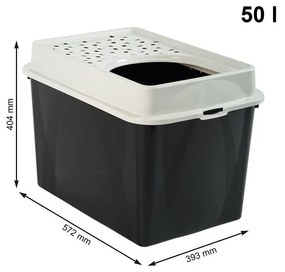 Mačacia toaleta 57.2x39.3 cm Eco Berty - Rotho