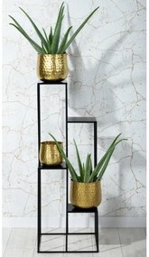 Stojan na kvety 110x40 cm čierna