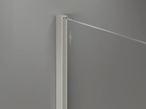 Mexen Kioto-X, sprchová zástena 120 x 200 cm, 10mm sklo námraza, oceľový profil, 800-120-101-97-30-X