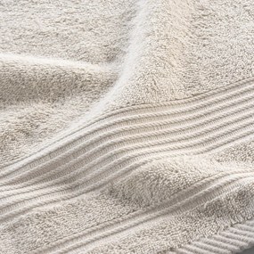 Béžový froté bavlnený uterák 50x90 cm Tendresse – douceur d'intérieur
