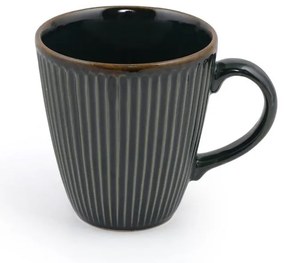 Tmavozelené keramické hrnčeky v súprave 6 ks 0.3 l – Hermia