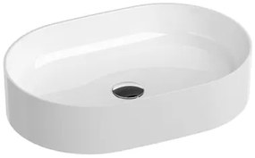 Umývadlo na dosku Ravak Ceramic Slim 55x37 cm bez otvoru pre batériu, bez prepadu XJX01155001, 1 ks