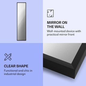 Klarstein La Palma 900 smart, infračervený ohrievač, 40 x 160 cm, 900 W, zrkadlový stojan