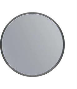 Erga Round, okrúhle zrkadlo 30cm, čierny rám, ERG-V01-ROUND-3030-BK