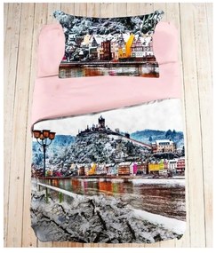 3D obliečky bavlnené Khloe EMI, Štandardný set jednolôžko obsahuje 1x 140x200 + 1x 70x90