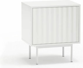 Biely matný nočný stolík Sierra – Teulat