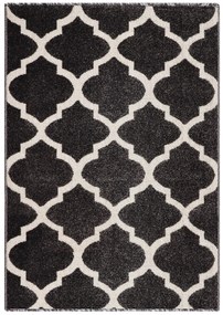 Berfin Dywany Kusový koberec Lagos 1052 Dark Grey (Silver) - 60x100 cm