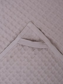 Vaflové kuchynské utierky (2 ks) - sivohnedá
