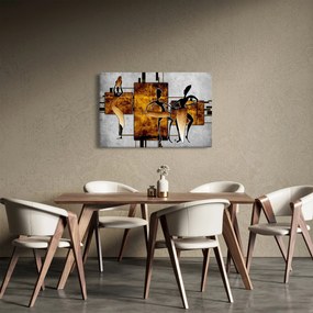 Obraz - Motívy Africkej kultúry (90x60 cm)