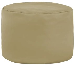 Taburetka Cilindro béžová ekokoža