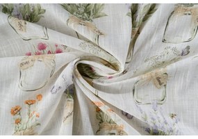 Krémovobiely záves 140x160 cm Cassia – Mendola Fabrics