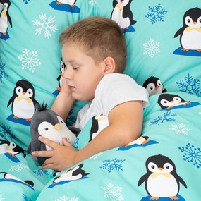 4Home Detské bavlnené obliečky Arctic Friends, 140 x 200 cm, 70 x 90 cm