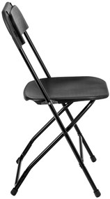 Skládací cateringová židle Simplo černá