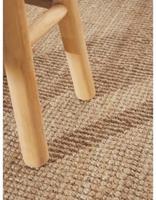 Jutový okrúhly koberec v prírodnej farbe ø 200 cm Bouclé Jaipur – Hanse Home