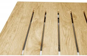 Doppler EXPERT WOOD - záhradný rozkladací hliníkový stôl 150/210 x 90 x 75 cm