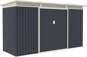 Záhradný domček G21 GRAH 483 - 340 x 142 cm, antracitový
