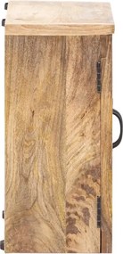 furniture-nabytek.cz - Masívna zrkadlová skrinka Santa Cruz z dreva mango, povrchová úprava, prírodná