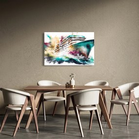 Obraz - Akvarelové more (90x60 cm)