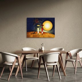 Sklenený obraz starovekej maľby (70x50 cm)