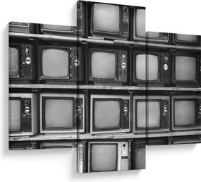 Obraz - Retro televízie (90x60 cm)