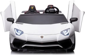 LEAN CARS Elektrické autíčko Lamborghini XXL A8803 biele 24V