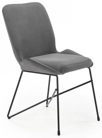 Jedálenská stolička Poly sivá