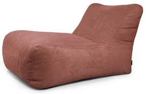 Menčestrový sedací vak v tehlovej farbe Lounge 100 – SLOWDOWN