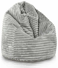 Sedací vak Bag Sako XL stripe TiaHome - Čierna