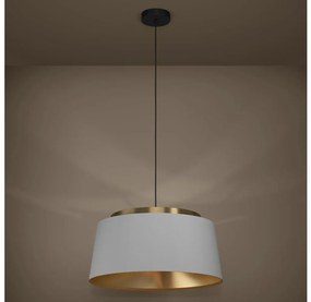 Eglo 390173 - Luster na lanku ALMERIMAR 3xE27/40W/230V šedá/zlatá